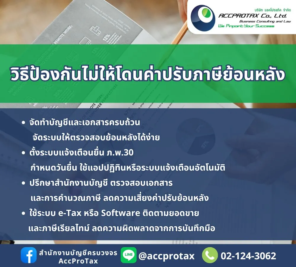 ค่าปรับภาษีย้อนหลัง AccProTax
