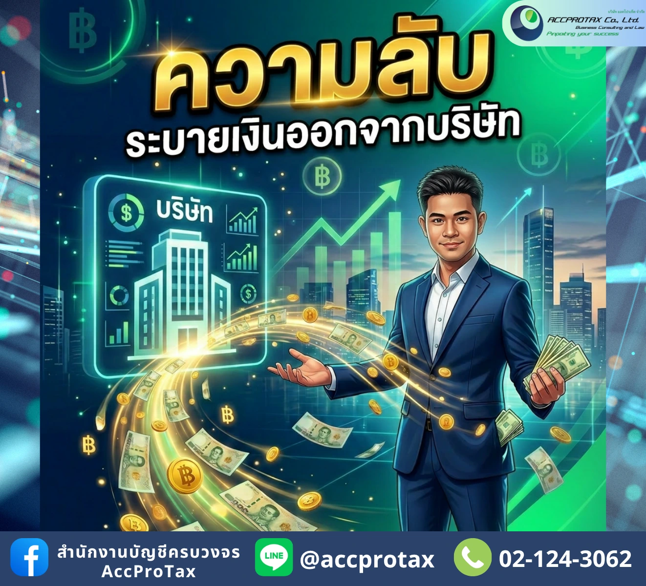 ความลับระบายเงินออกจากบริษัทให้ 'ถึงมือ' เจ้าของมากที่สุด เทคนิคการวางแผนภาษี 2 ต่อ (นิติบุคคล + บุคคลธรรมดา) ที่ SME ห้ามพลาด!