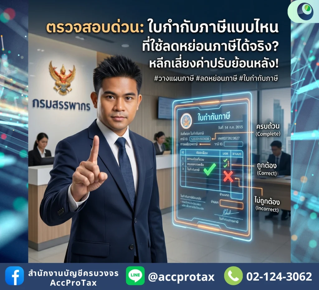 เช็กด่วน ใบกำกับภาษีแบบไหน