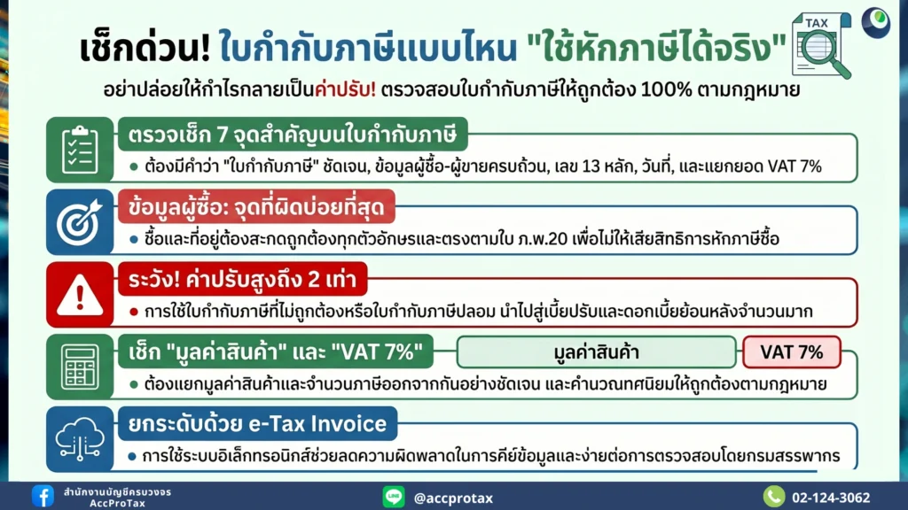 เช็กด่วน ใบกำกับภาษีแบบไหน