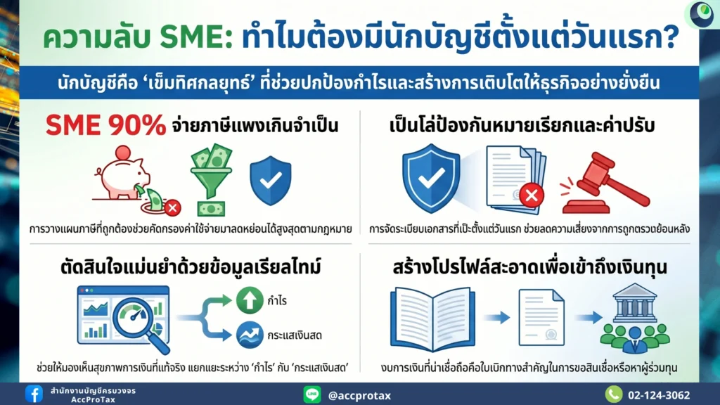 ทำไมต้องมีนักบัญชีตั้งแต่วันแรก