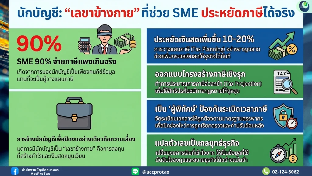 นักบัญชี คือ เลขาข้างกาย ที่จะช่วยคุณวางแผนทางภาษี