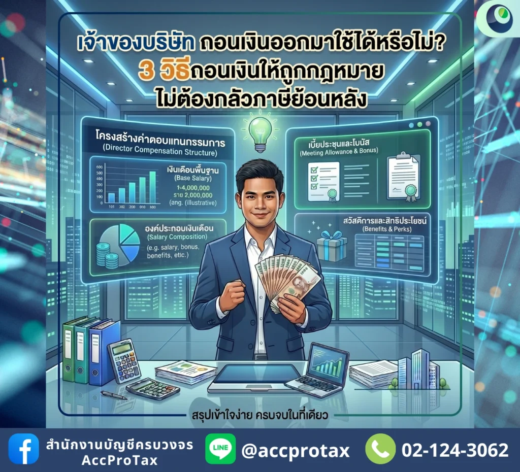 เจ้าของบริษัทถอนเงินบริษัท