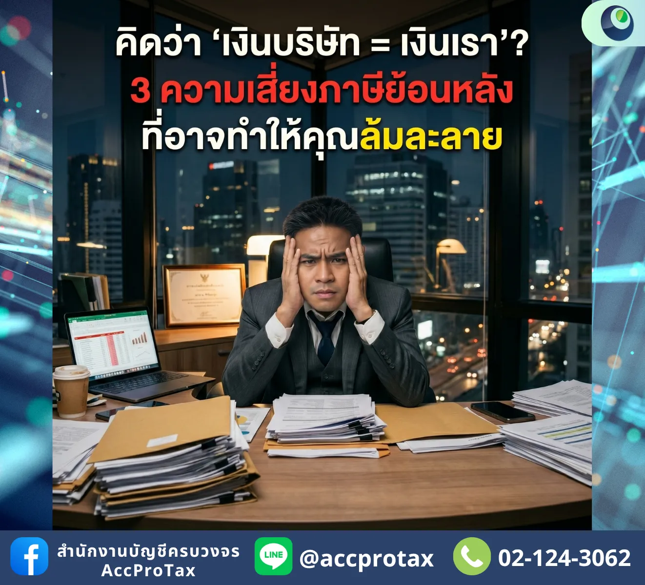 3 ความเสี่ยงภาษีที่ย้อนหลังจนหมดตัว
