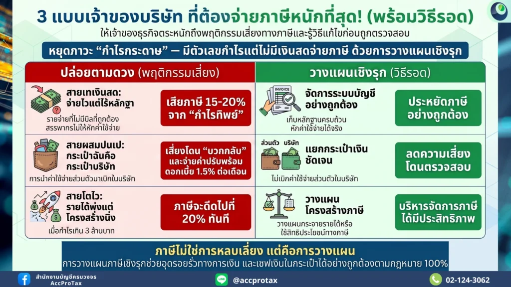 3 แบบ ที่ปลายปีมักเสียภาษีหนัก