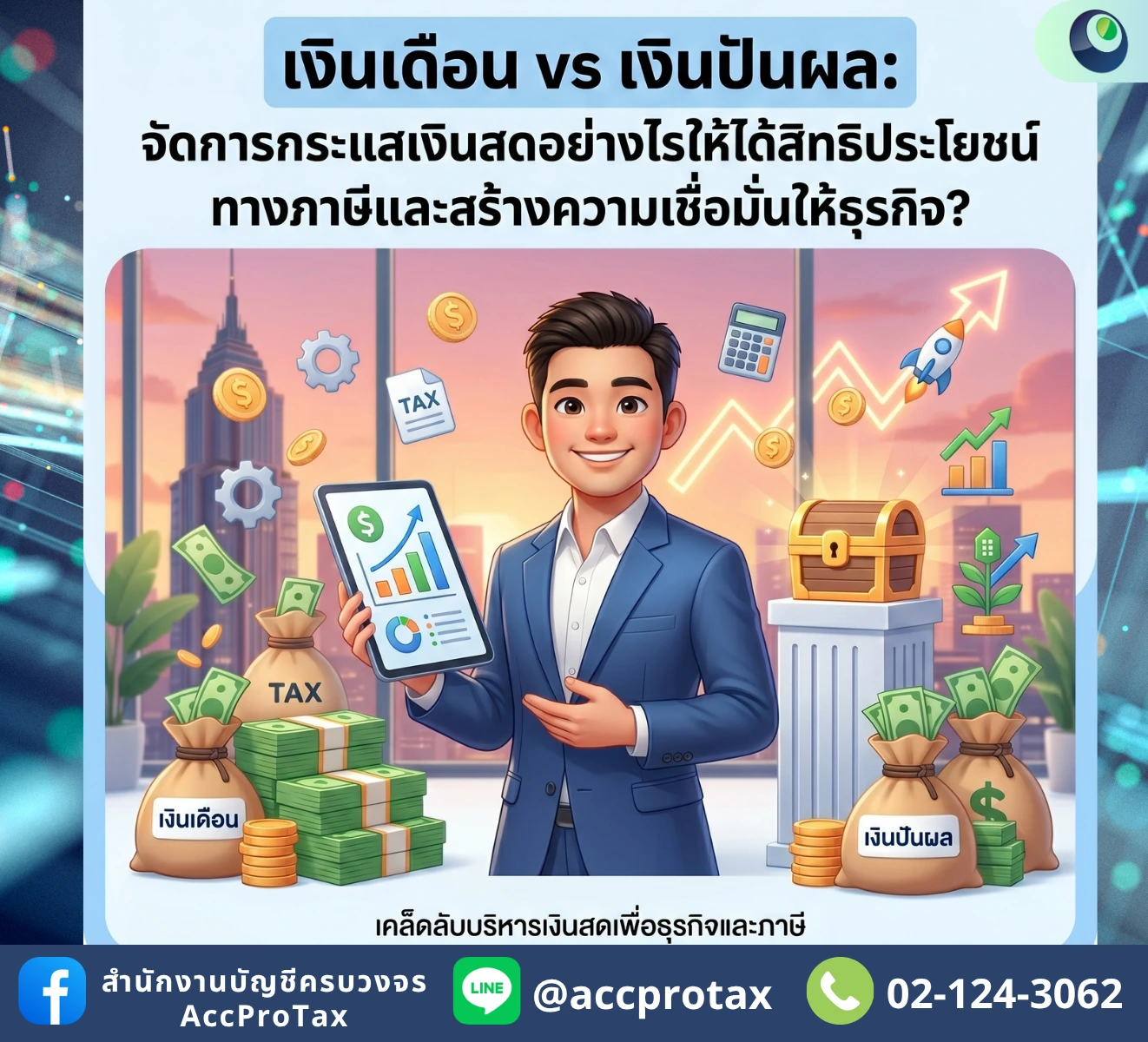 เงินเดือน vs เงินปันผล บริหารกระแสเงินสดอย่างไร