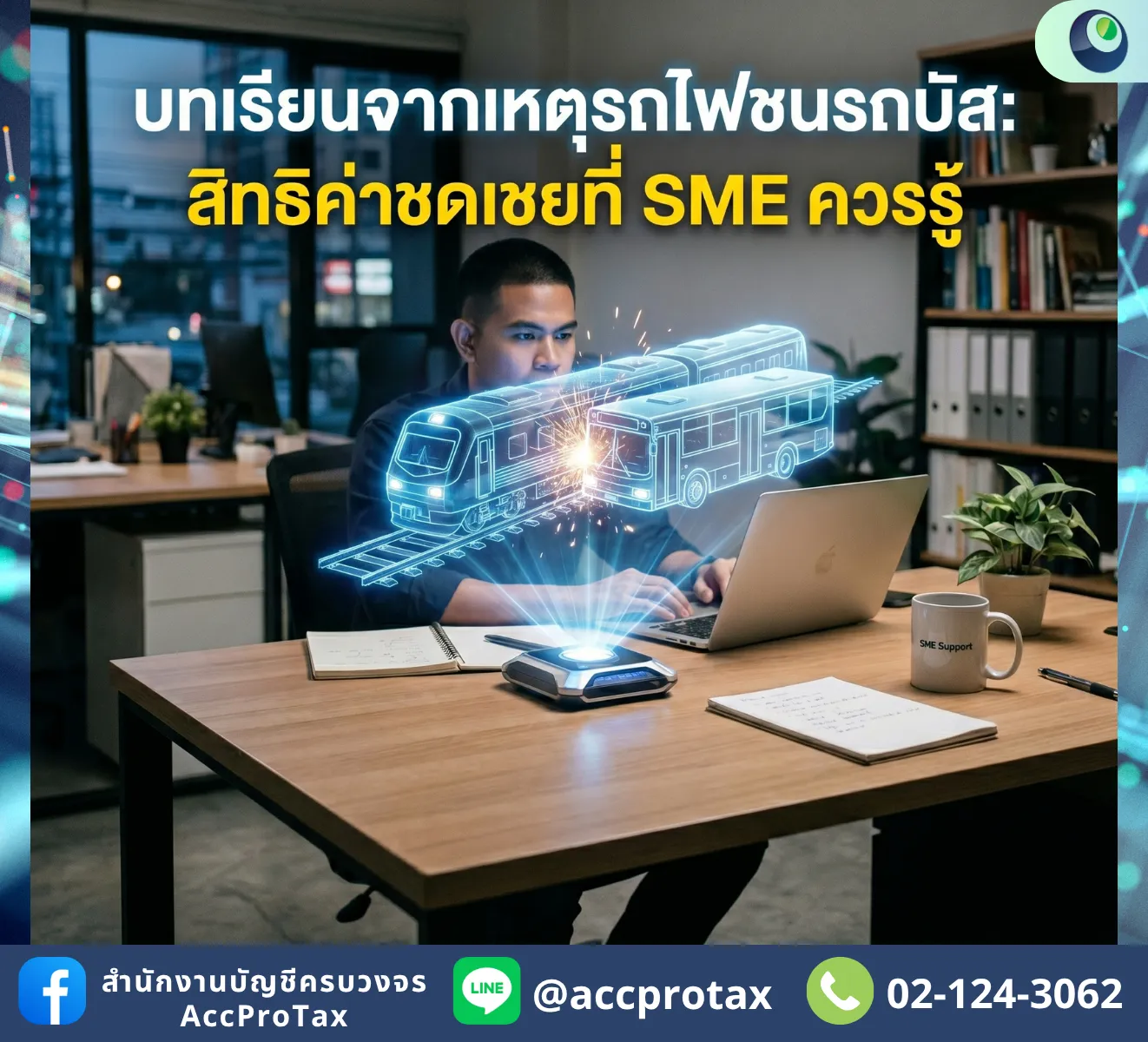 ถอดบทเรียนรถไฟชนรถเมล์ สิทธิเยียวยาพนักงานที่ SME ต้องรู้