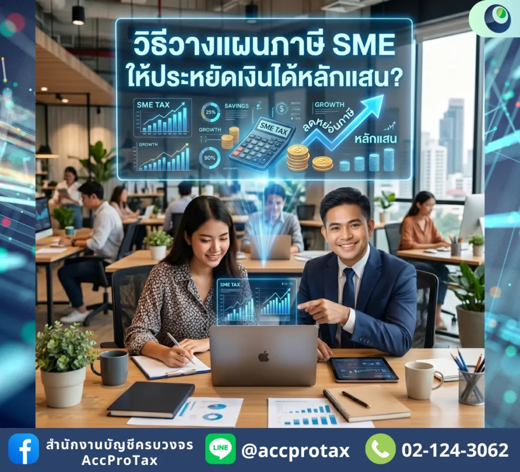 วางแผนภาษี SME อย่างไรให้ประหยัดหลักแสน