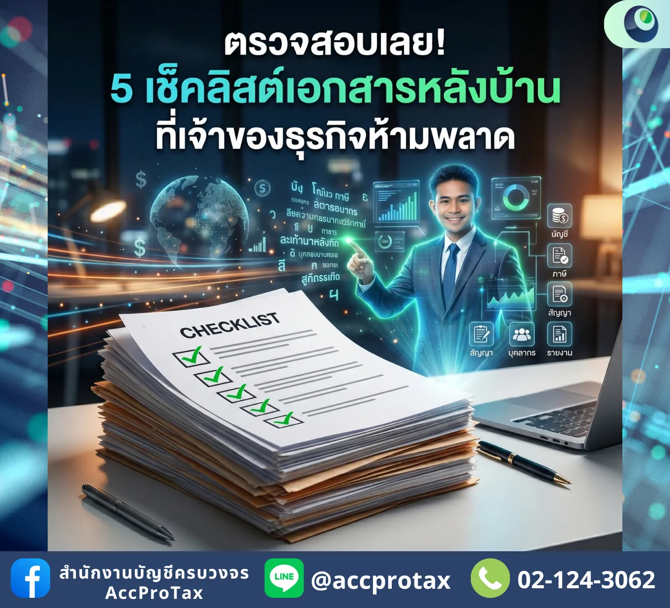 เช็กด่วน! 5 Checklist เอกสารหลังบ้านที่เจ้าของธุรกิจห้ามพลาด