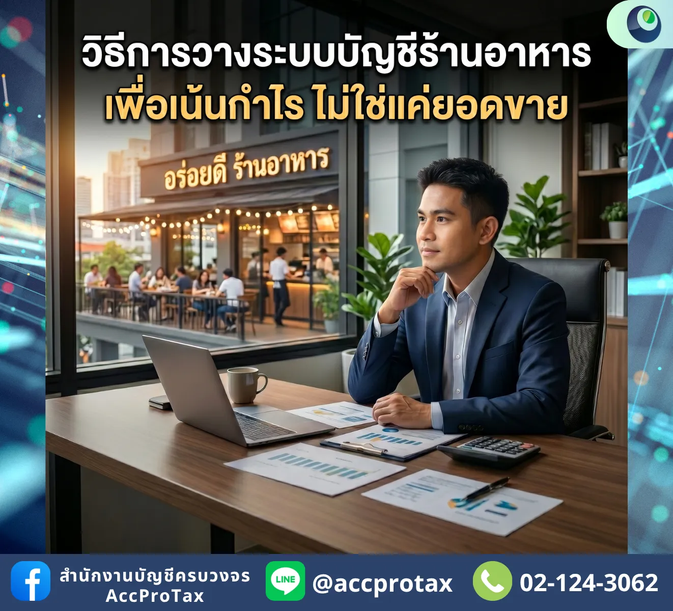 เปิดร้านอาหารวางบัญชียังไง