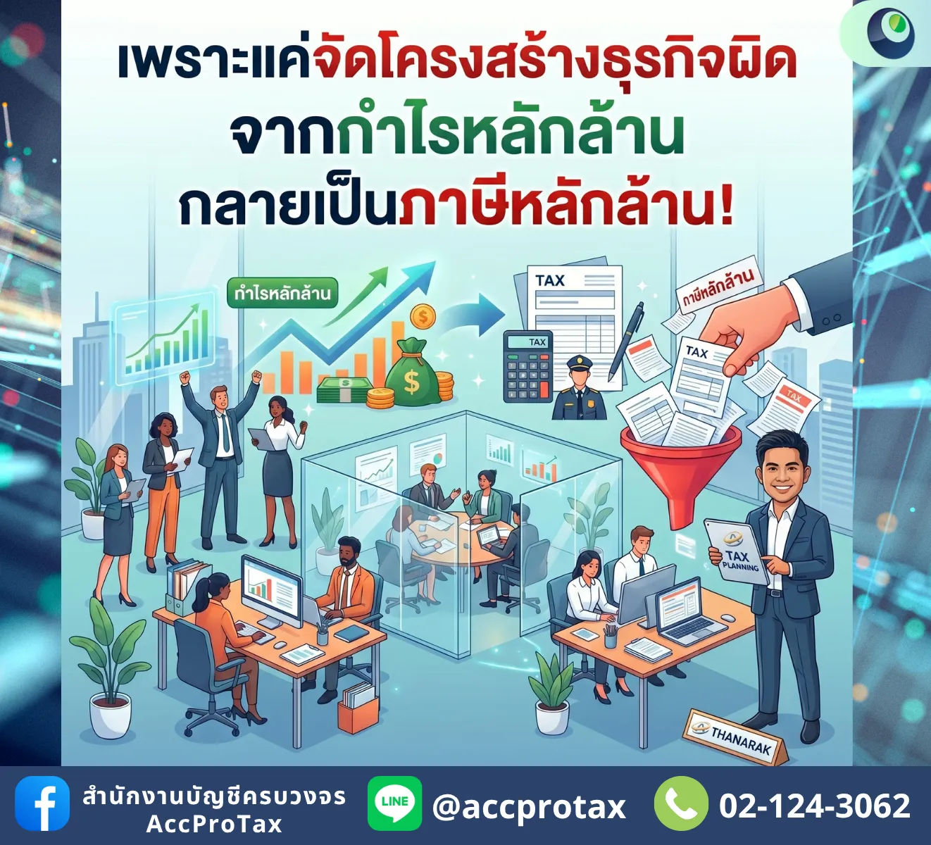 เพราะแค่วางโครงสร้างธุรกิจผิด
