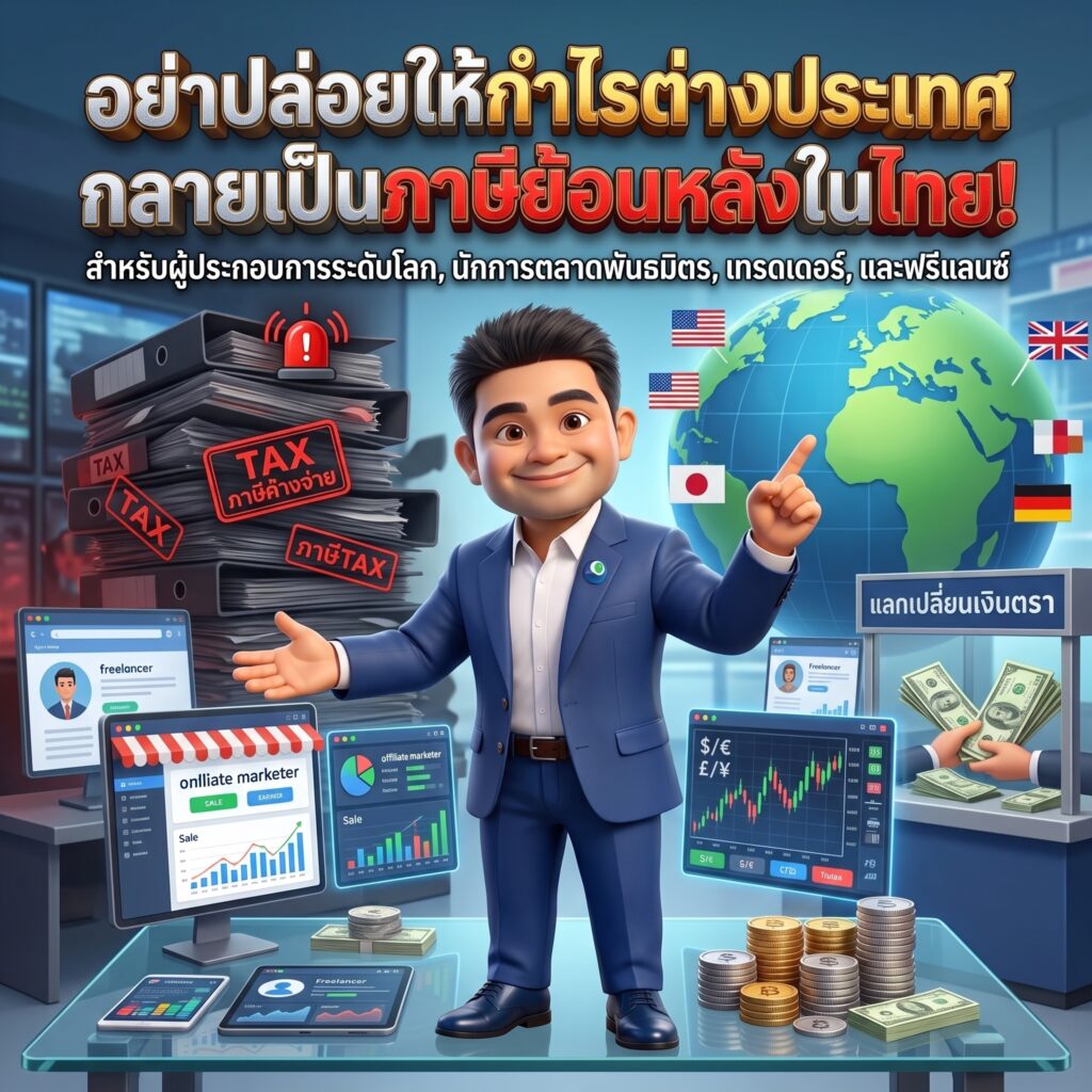 อย่าปล่อยให้กำไรจากต่างประเทศ กลายเป็นค่าปรับภาษีย้อนหลังในไทย